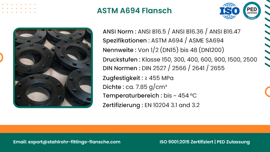 ASTM A694 Flansch