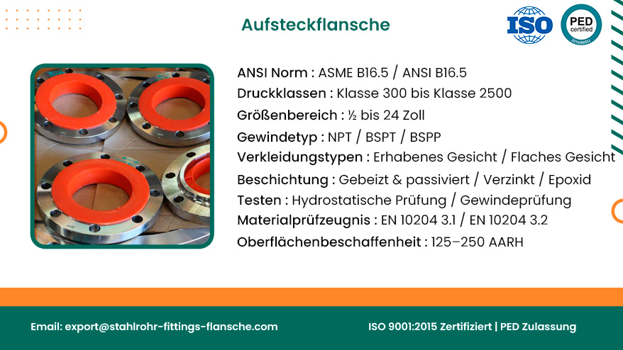 Aufsteckflansche