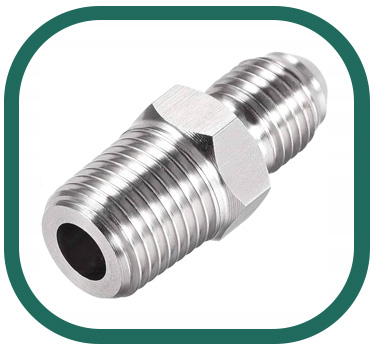 Edelstahl Gewindehex Nippel