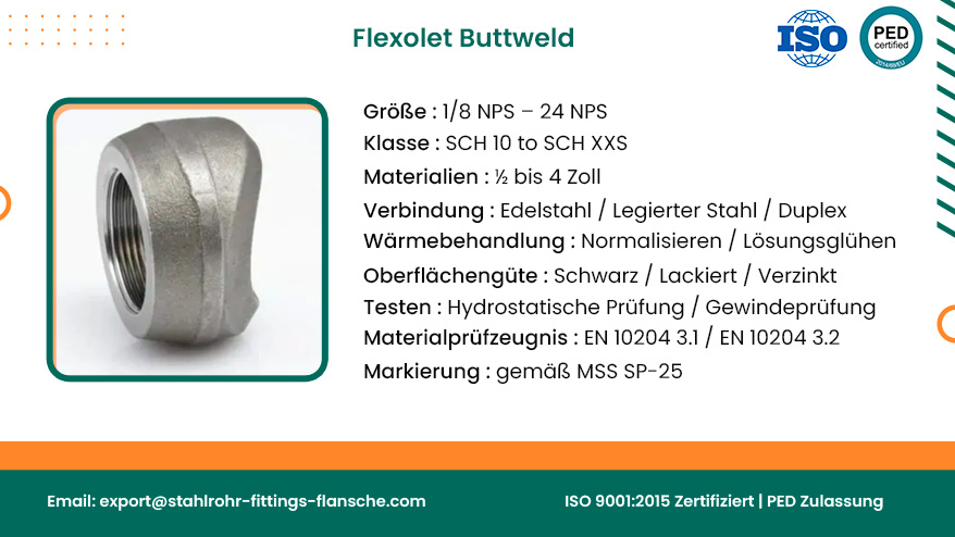 Flexolet Buttweld
