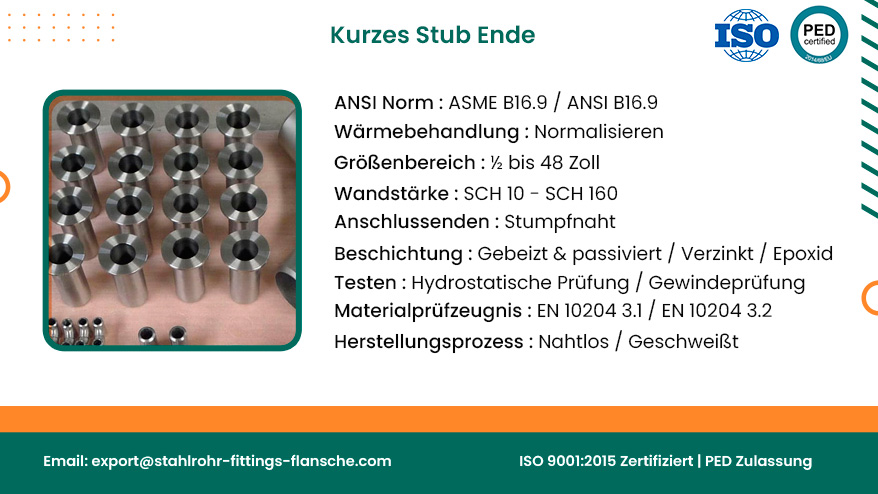 Kurzes Stub Ende