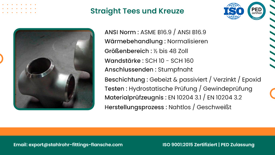 Reduzieren von T-Stücken und Kreuzen