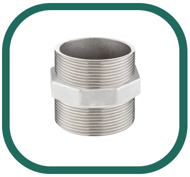 Stahl Gewindehex Nippel