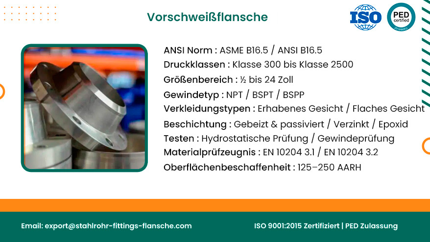 Schweißhalsflansch